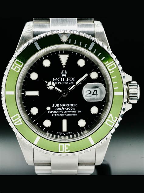 rolex submariner kermit 2004|rolex submariner green 50th anniversary.